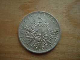 (S2) 5 Francs 1962 France