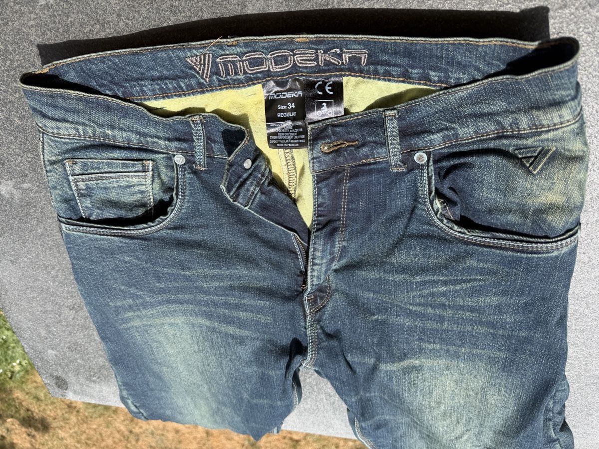 Jeans: Modeka Motorrad-Jeans Grösse 34 Regular – Nuovo (secondo la descrizione) da Wil SG venduto da Sergione 3