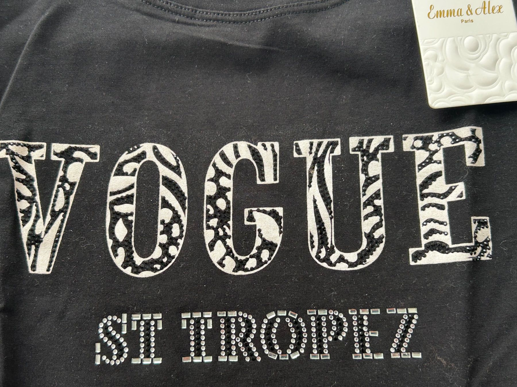 T-shirt: Cooles Tea-Shirt Vogue/St. Tropez – Nuovo e nell'imballaggio originale da Eschenz venduto da glaro14 4
