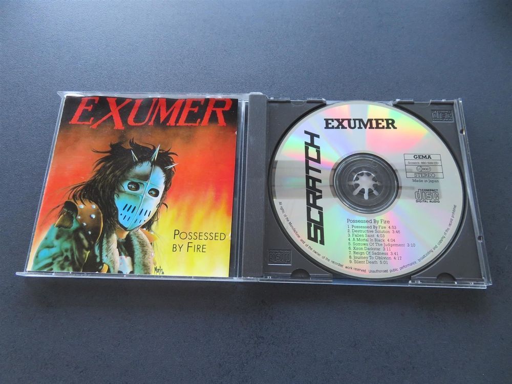 EXUMER Possessed by Fire 1987 Scratch Thrash Metal Ultra RAR (Gebraucht ...