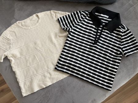 2x cropped Shirts