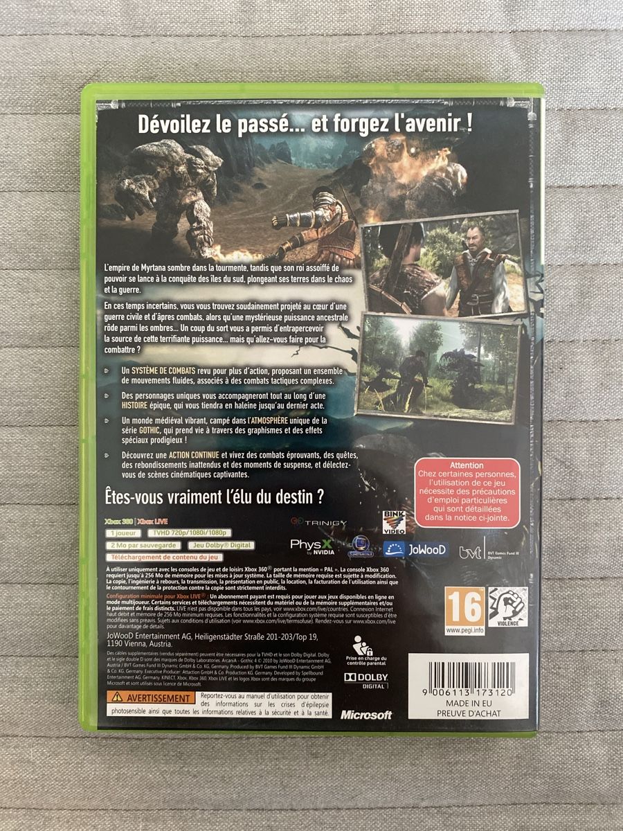 Microsoft Giochi: Arcania Gothic 4 für Xbox 360 – Usato da Thunstetten venduto da Virus_33 2