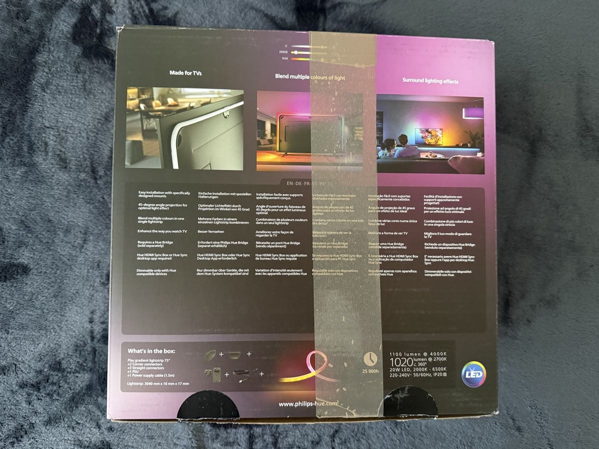 Philips Lichterketten & Leisten: Philips Hue Play Gradient Lightstrip 75" TV – Neu (gemäss Beschreibung) aus Tübach von Tamce 2