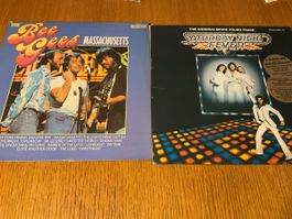 Bee Gees Massachusetts & Saturday Night Fever Schallplatten