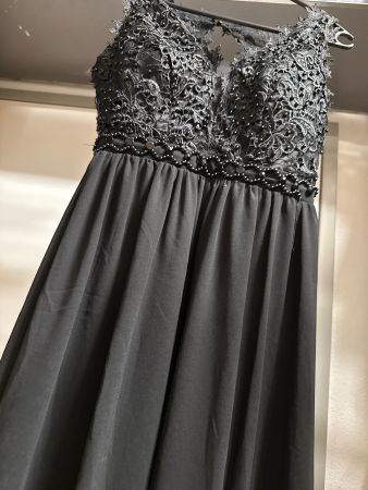 Rückenfreies langes Gala-/Festkleid, Gr. S