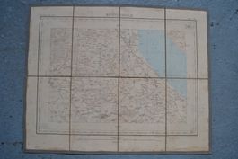 Alte Landkarten um 1890   37 Stück 25000er Massstab