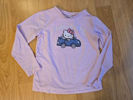 Hello Kitty Langarmshirt rosa Grösse 140