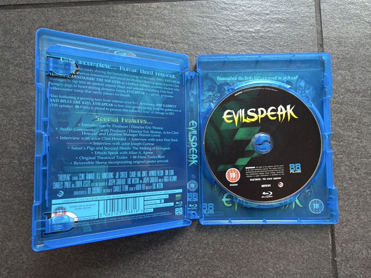 Tous les DVDs: Evilspeak Blu-ray 88 Films – D'occasion à Zürich par cENS0R 2