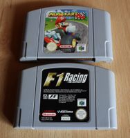 N64 Rennspiele Doppelpack // Mario Kart & F1 // Top!