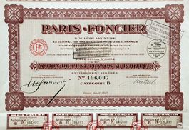 Paris-Foncier SA, Paris - 1927