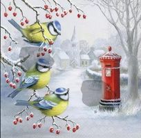 Serviette waiting for mail (1708) 2Stk.