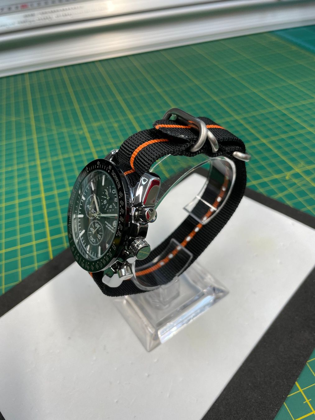 Orologi: Pagrne Design Chronograph Quartz Watch – Usato da Obergösgen venduto da File75 1