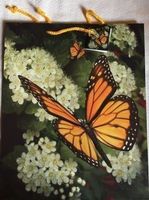 Geschenktüte Verpackung Blumen Tüte Schmetterling