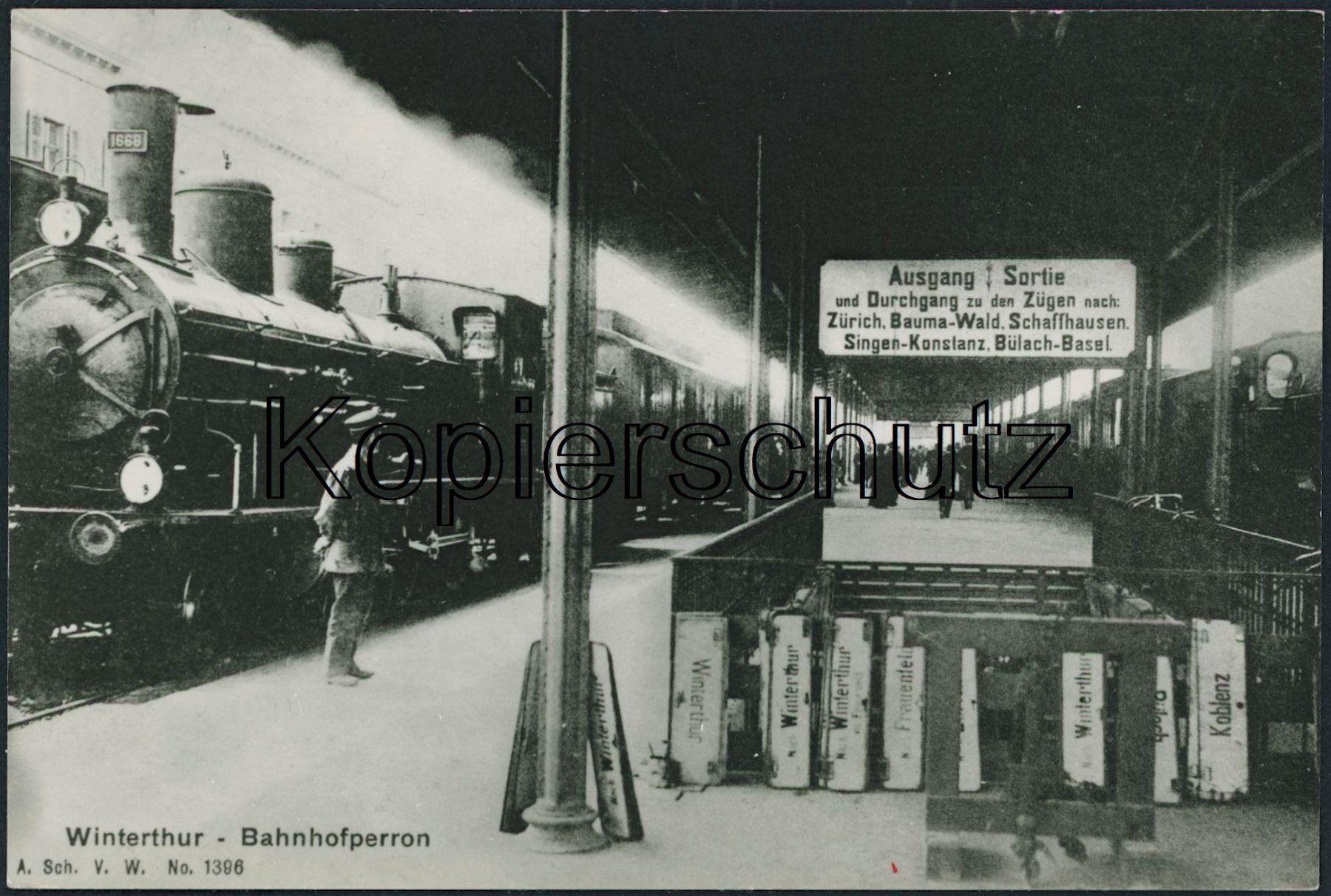 Cartoline postali: ZHW - Winterthur - Bahnhof - Bahn – Nuovo (secondo la descrizione) da Schindellegi venduto da dolpitz