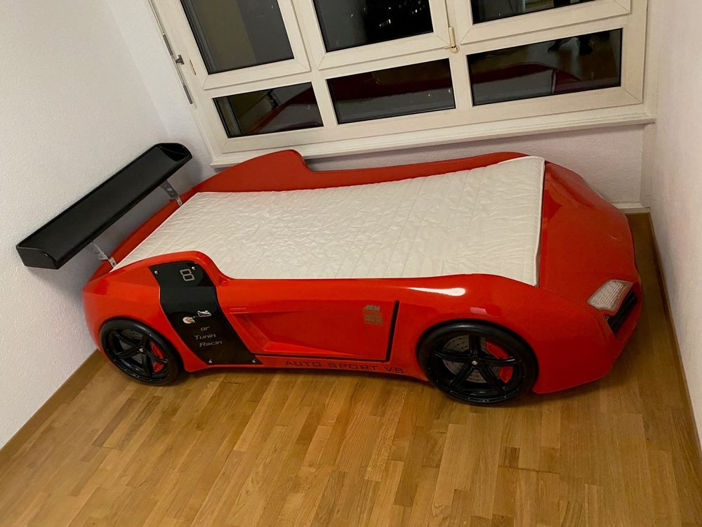 Autobett byMM Concept Turbo V8 (Rot) - Kinderbett (Gebraucht) in Bern ...