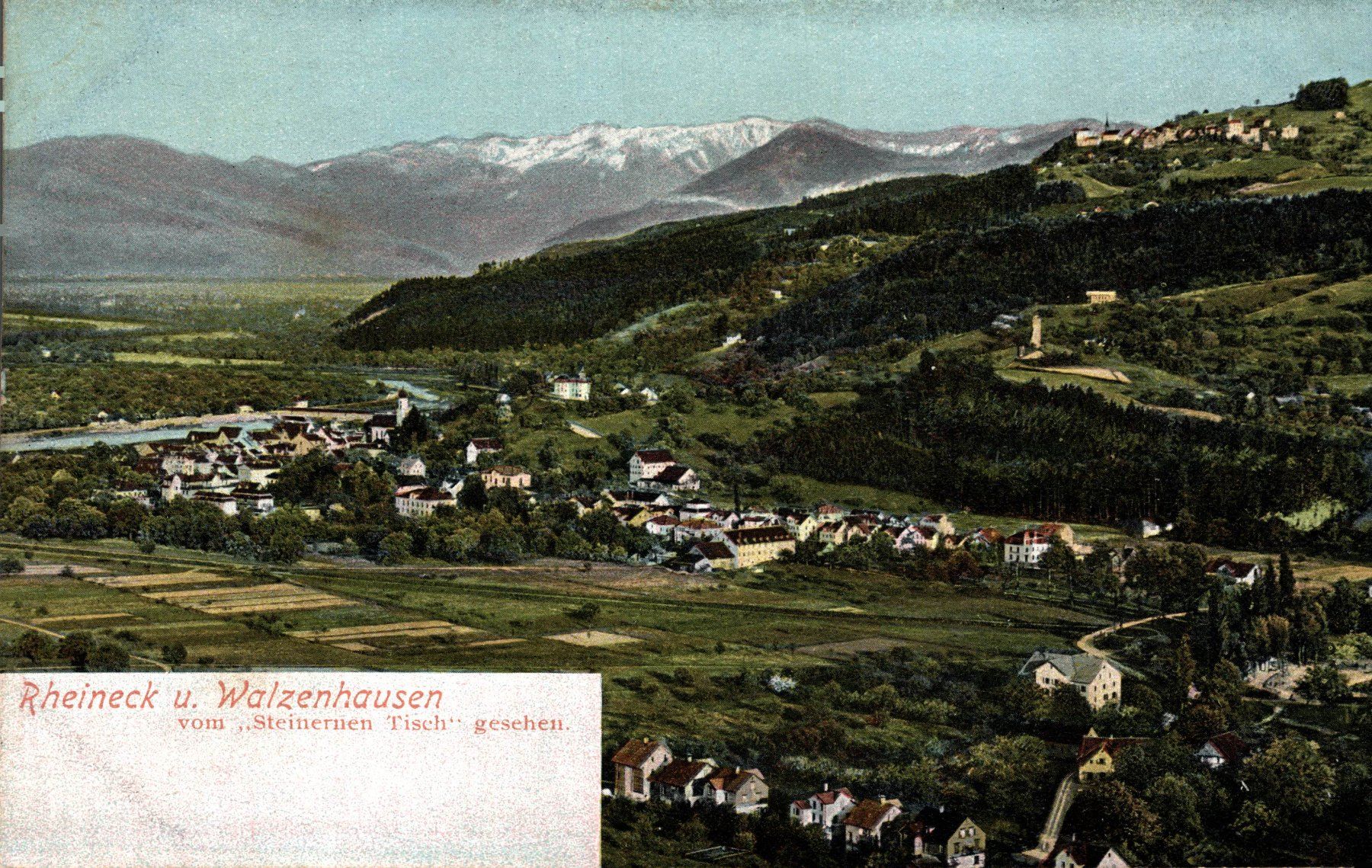 Ansichtskarten: Rheineck und Walzenhausen – Gebraucht aus Bronschhofen von Astore
