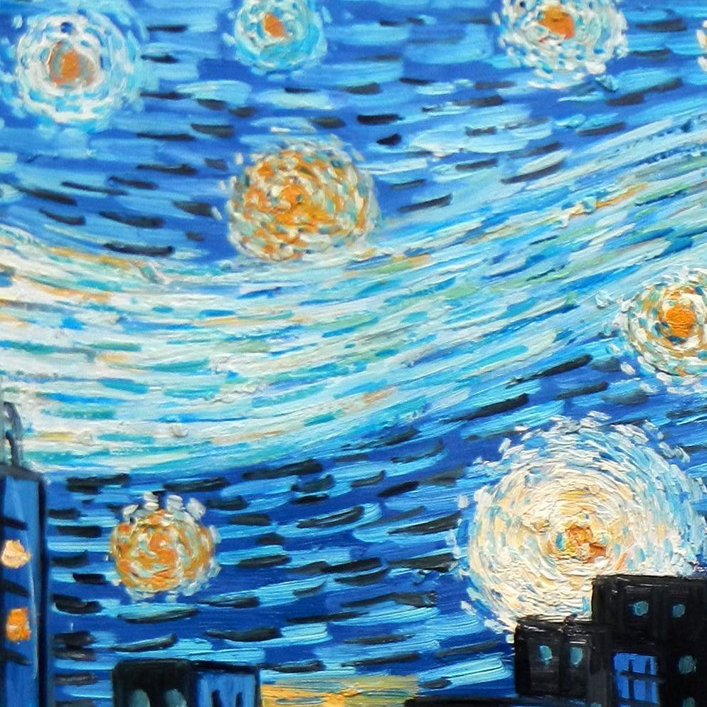 Riproduzioni & Creazioni: V. van Gogh Sternennacht New York – Nuovo (secondo la descrizione) da Larnaca venduto da KunstDepot24 1