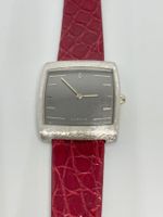 Rare Corum Buckingham Tv Screen White Gold 18ct