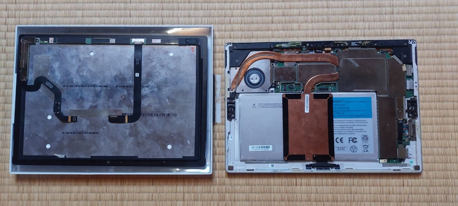 Microsoft Notebook: Microsoft Surface Pro 4 13" defekt & zerlegt – Usato da Aeschi SO venduto da Mr.Cornrows