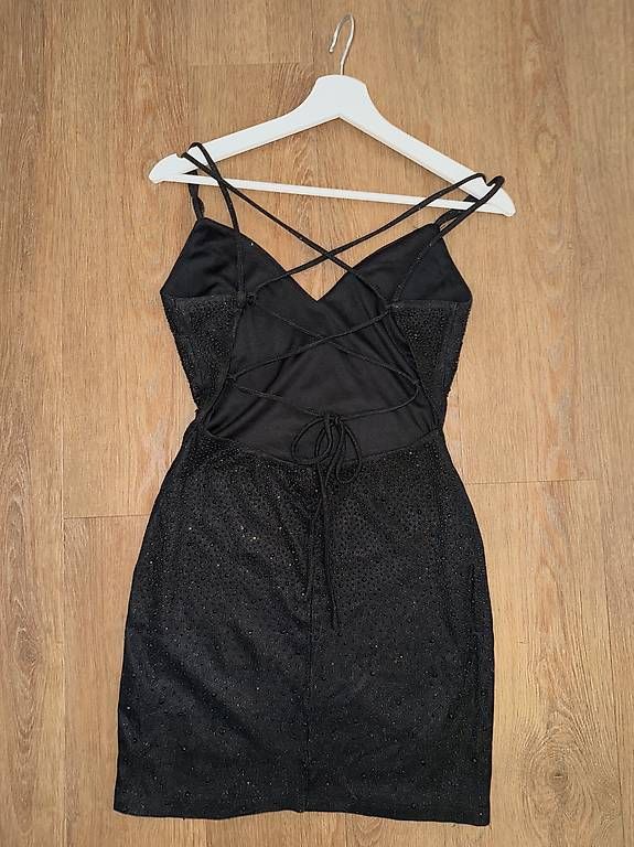 Vestiti: Glitzerkleid Schwarz – Usato da Staufen venduto da am_clothing 1