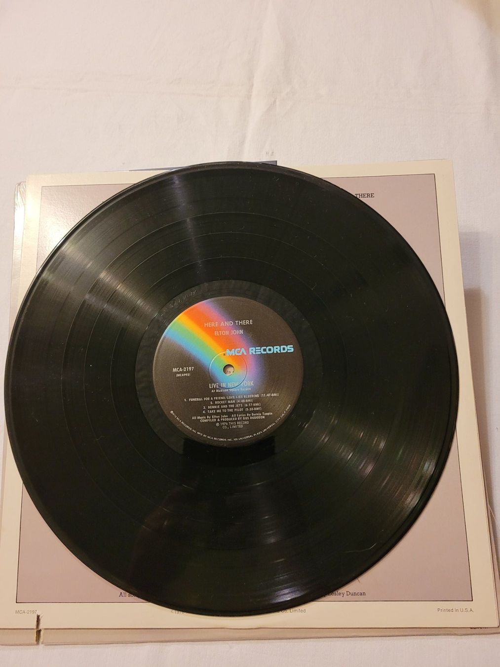 Dischi in vinile: Vinyle Elton John "Here and There" occasion – Usato da la Chaux-de-Fonds venduto da Lampe 4
