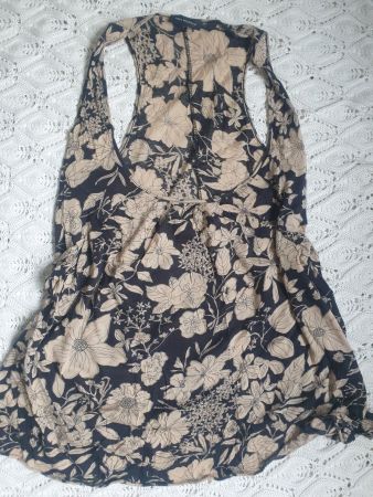 TOP SOMMERTOP ANA MORELLI S 36 FLOWER TUNIKA KLEID DRESS