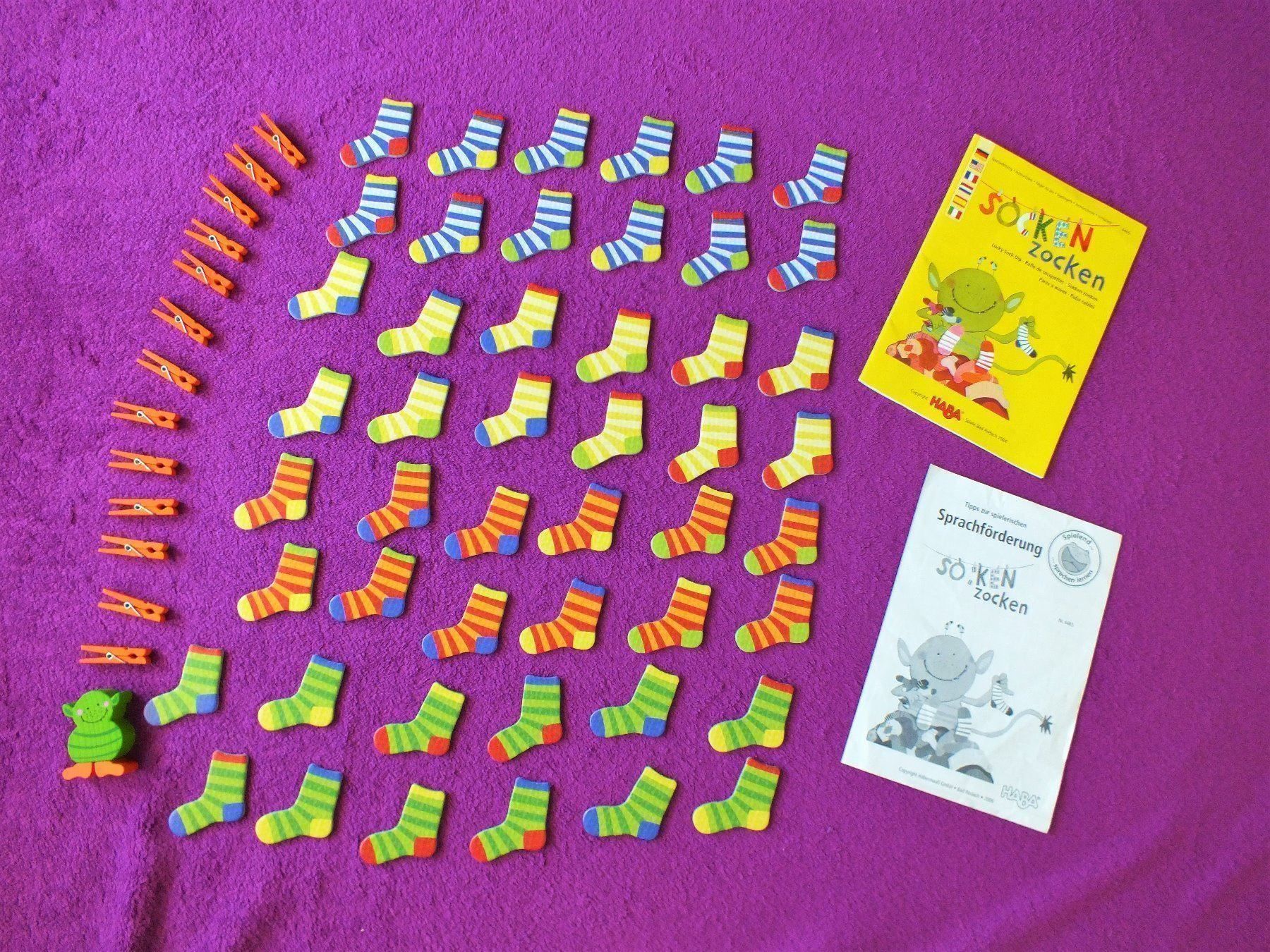 Haba Spiele: HABA Spiel - Socken Zocken – Gebraucht aus Müllheim Dorf von Seeeule01 5