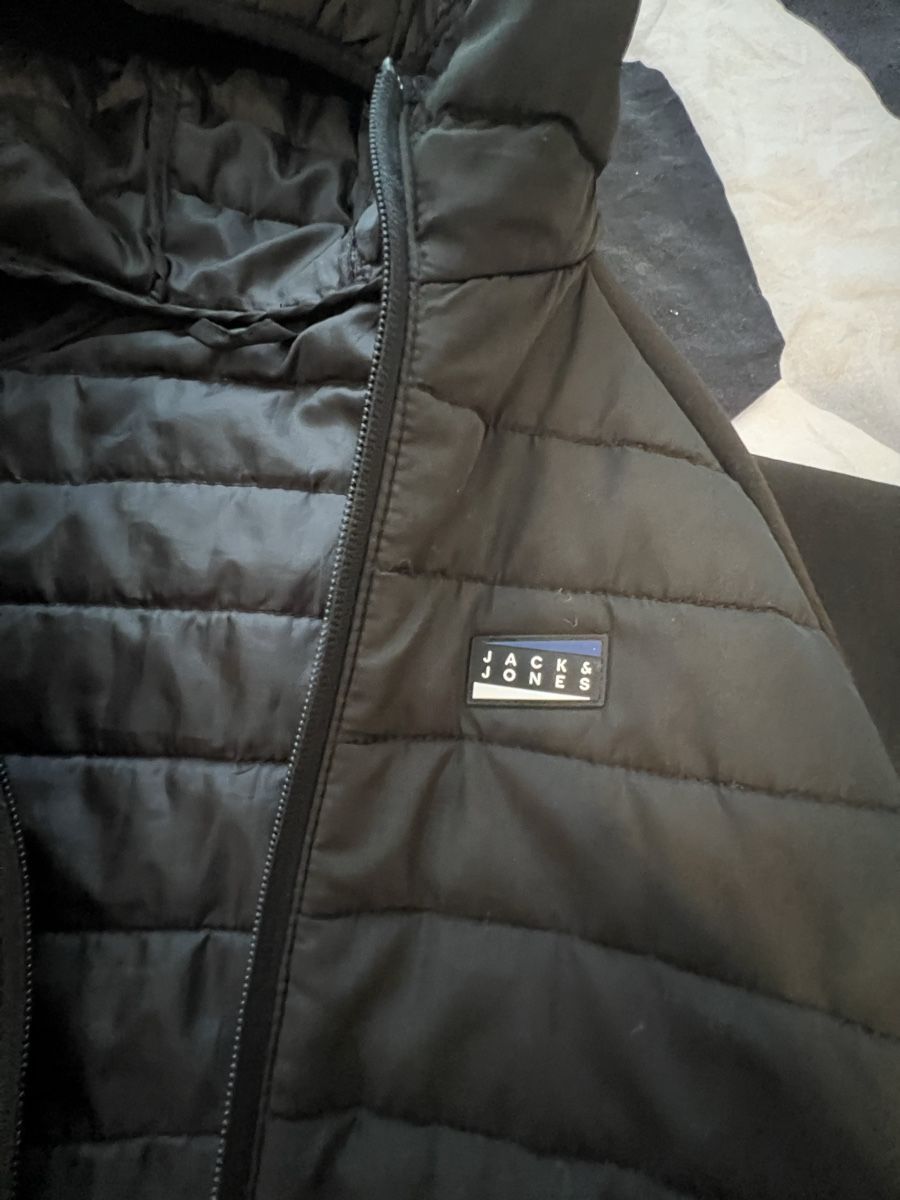Giacche & Cappotti: Jack & Jones Übergangsjacke, Schwarz, Grösse 152 – Usato da Steinmaur venduto da Elisa21 1