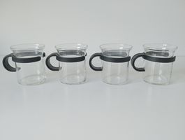 Vintage Bodum Bistro Gläser 4er Set – Kult Design 70 / 80er