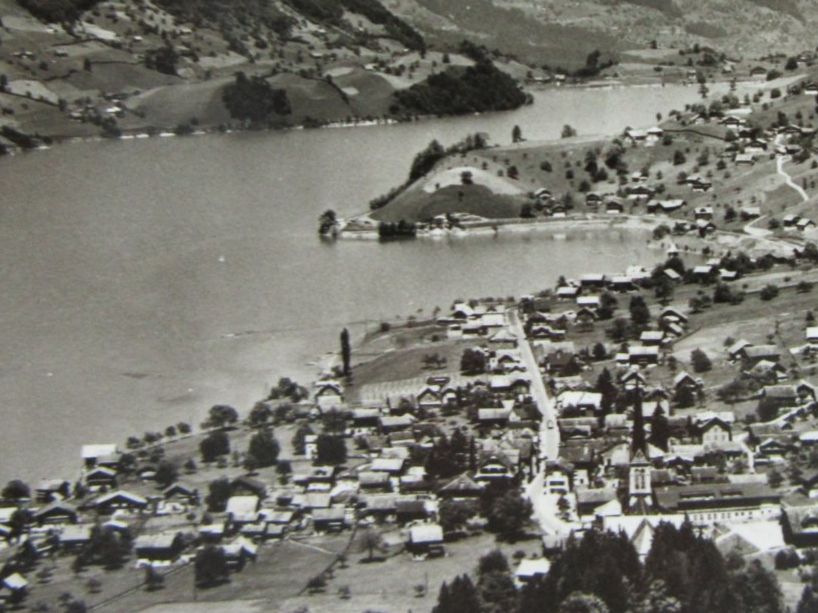 Cartes postales: LUNGERN AM SEE 1956 LUFTBILD – D'occasion à Ettingen par Hausi4711 1