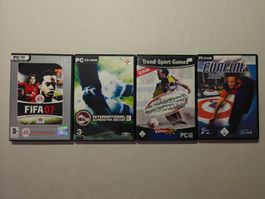 PC Spiele: FIFA 07, International 3, Beach Soccer, Curlin...