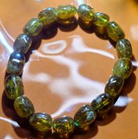 💚 Grünes Granat-Armband 💚 H