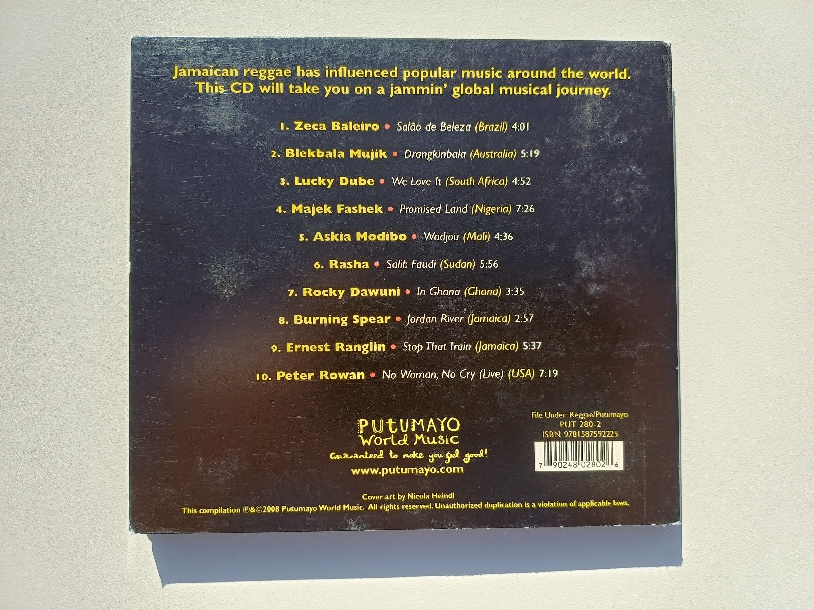 CD: Putumayo presents "Reggae around the World" CD digipack – Usato da Begnins venduto da Drastic-Sound 1