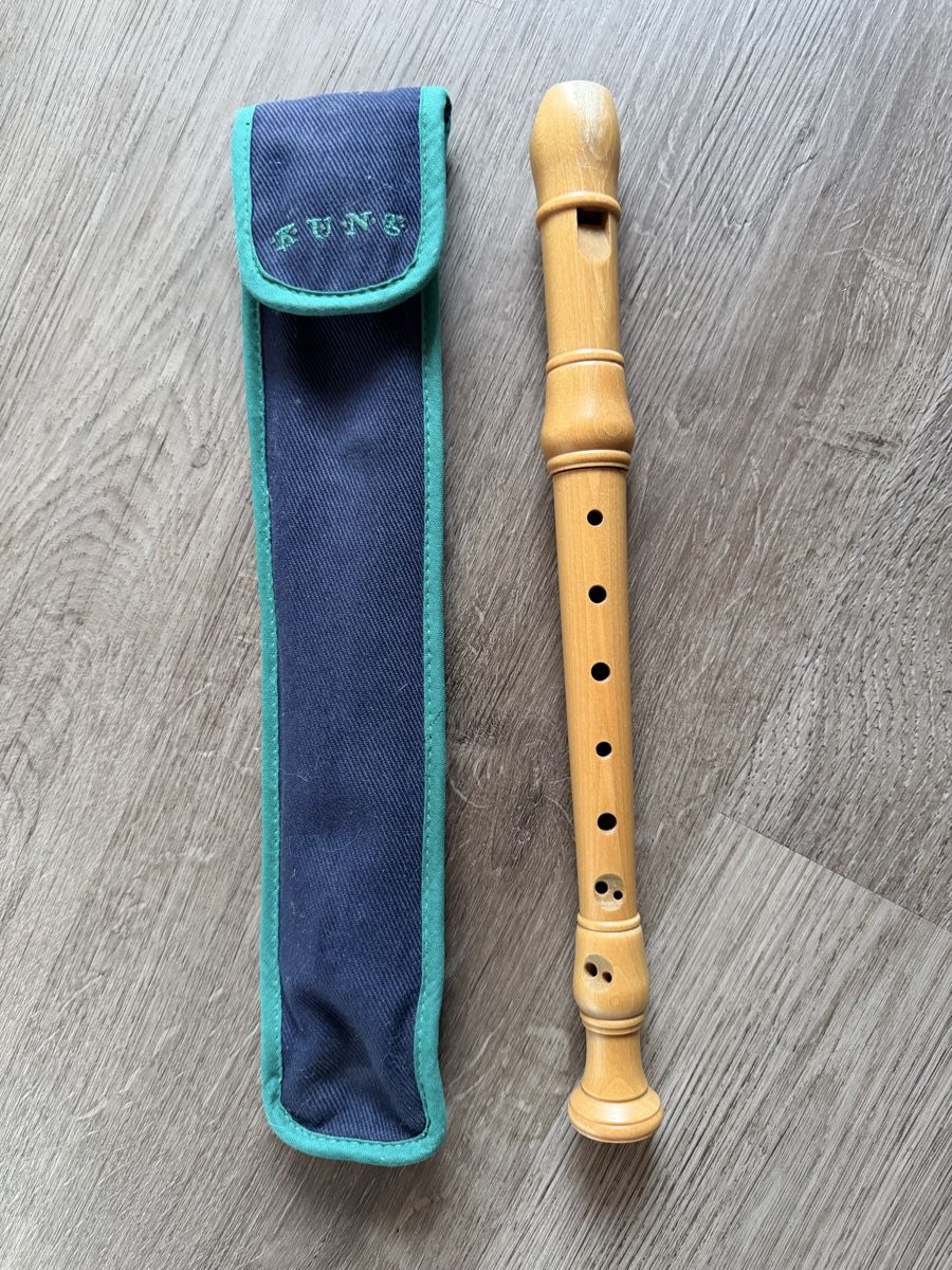 Strumenti musicali: Blockfloete mit Etui gebraucht KUNG  – Usato da Mosnang venduto da Dojajolele