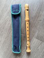 Blockfloete mit Etui gebraucht KUNG 