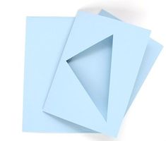 Karte hellblau A5 dreieck (3Stk.)