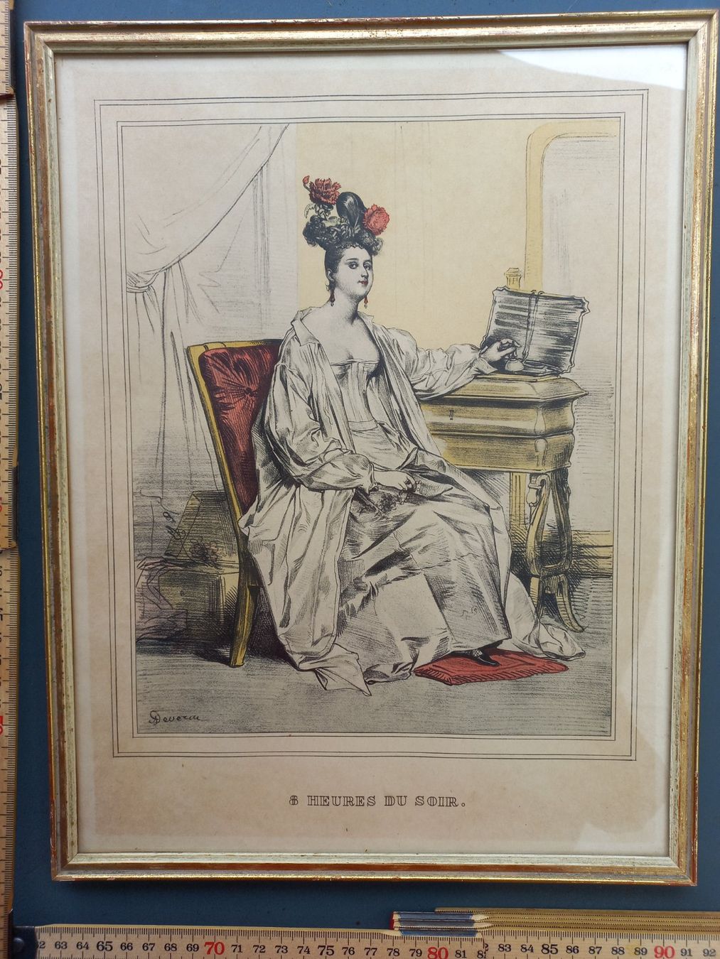 Gravures: 2 Stiche?, "Dame von Welt" – D'occasion à Horw par Bellevue10 4