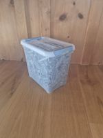 3 Kilo Legosteine - Hellgraue Teile, 3.1kg, mit Box.