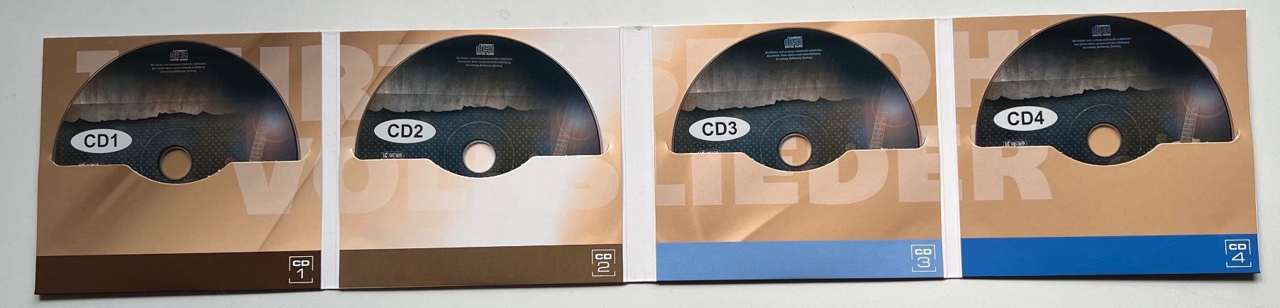 CD: Die 60 grössten Volkslieder (Box mit 4 CDs) – Usato da Näfels venduto da rottabi 4