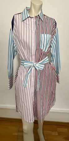 Bety Mitsch Kleid gestreift Grösse 36 Baumwolle