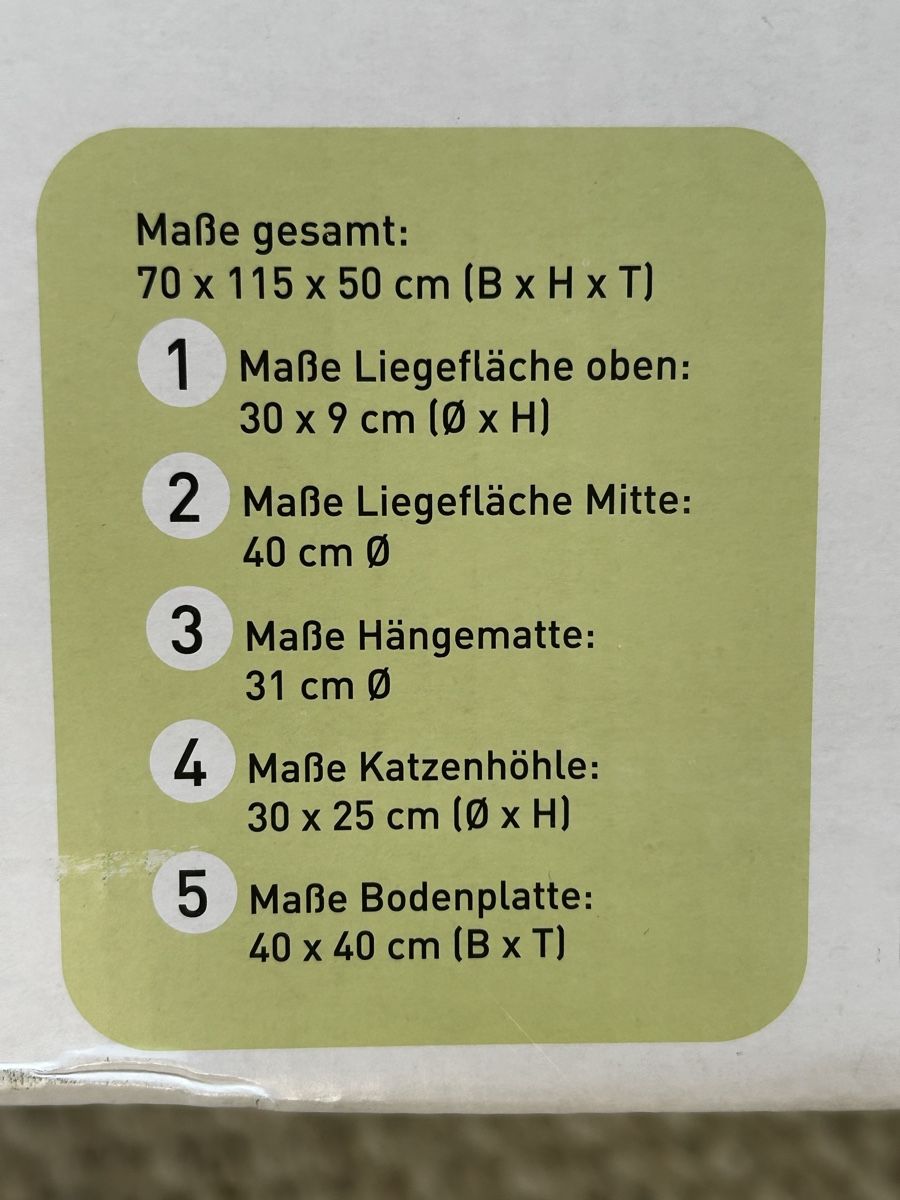 Katzenbaum - Kratzbaum: Neuer Katzenbaum – Neu (gemäss Beschreibung) aus Laufen von Petstep 2
