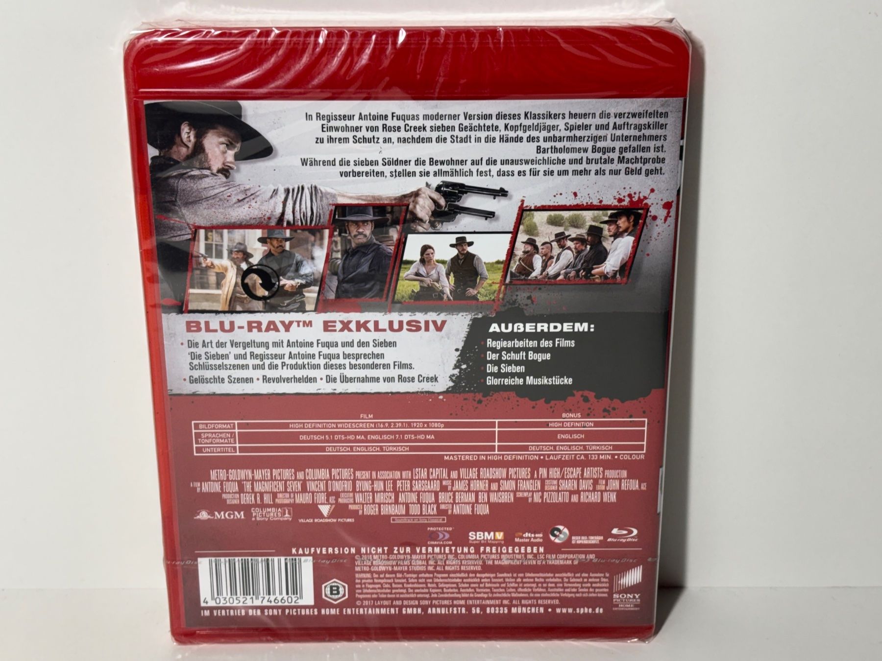 Tutti i DVDs: Die glorreichen Sieben Blu Ray OVP – Nuovo e nell'imballaggio originale da Wilderswil venduto da Sstriker 1