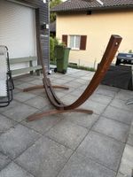 Hängematte mit Holzgestell