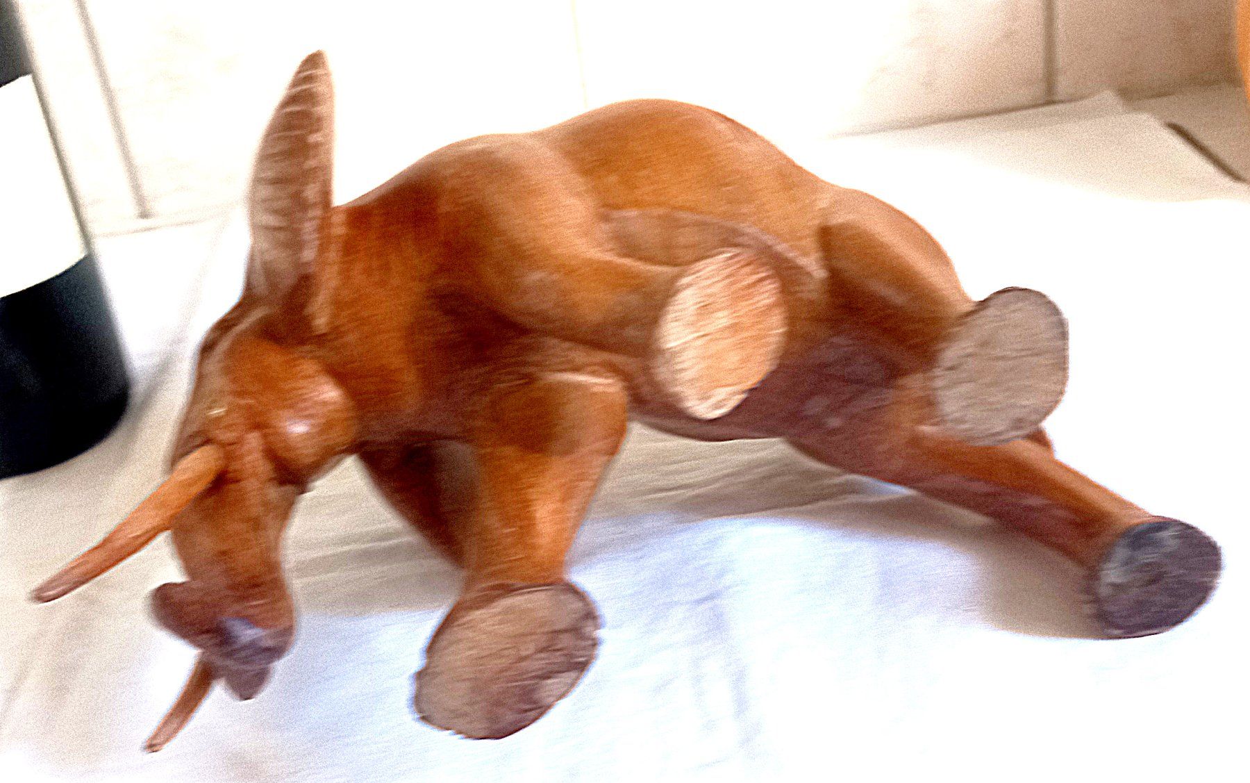 Figuren: Elefant aus Holz gross H 17cm – Neu (gemäss Beschreibung) aus Baar von 2cvbaar 4