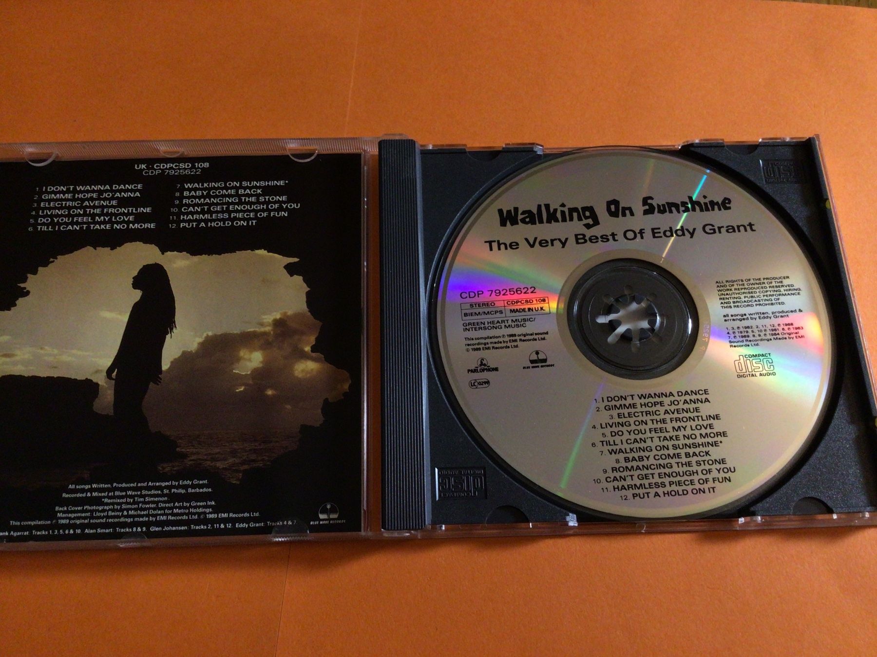 CD: Eddy Grant Walking On Sunshine CD 1989 – Usato da Steinach venduto da Quarkie 1
