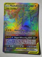 🔬✅ Pokémon Pikachu & Zekrom GX 184/181 Tag Team DE PL