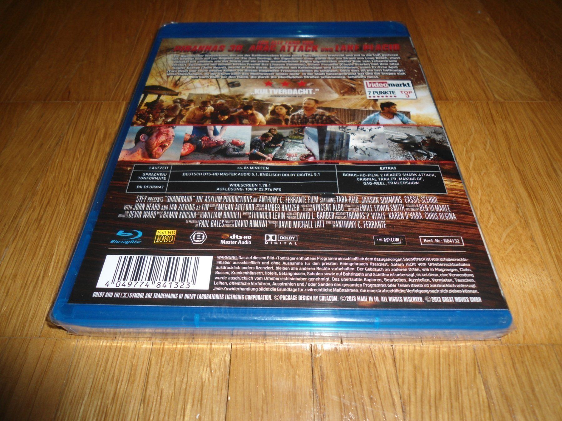 Tutti i DVDs: Sharknado - 2D BLU-RAY - UNCUT – Nuovo e nell'imballaggio originale da Basel venduto da havsok 1
