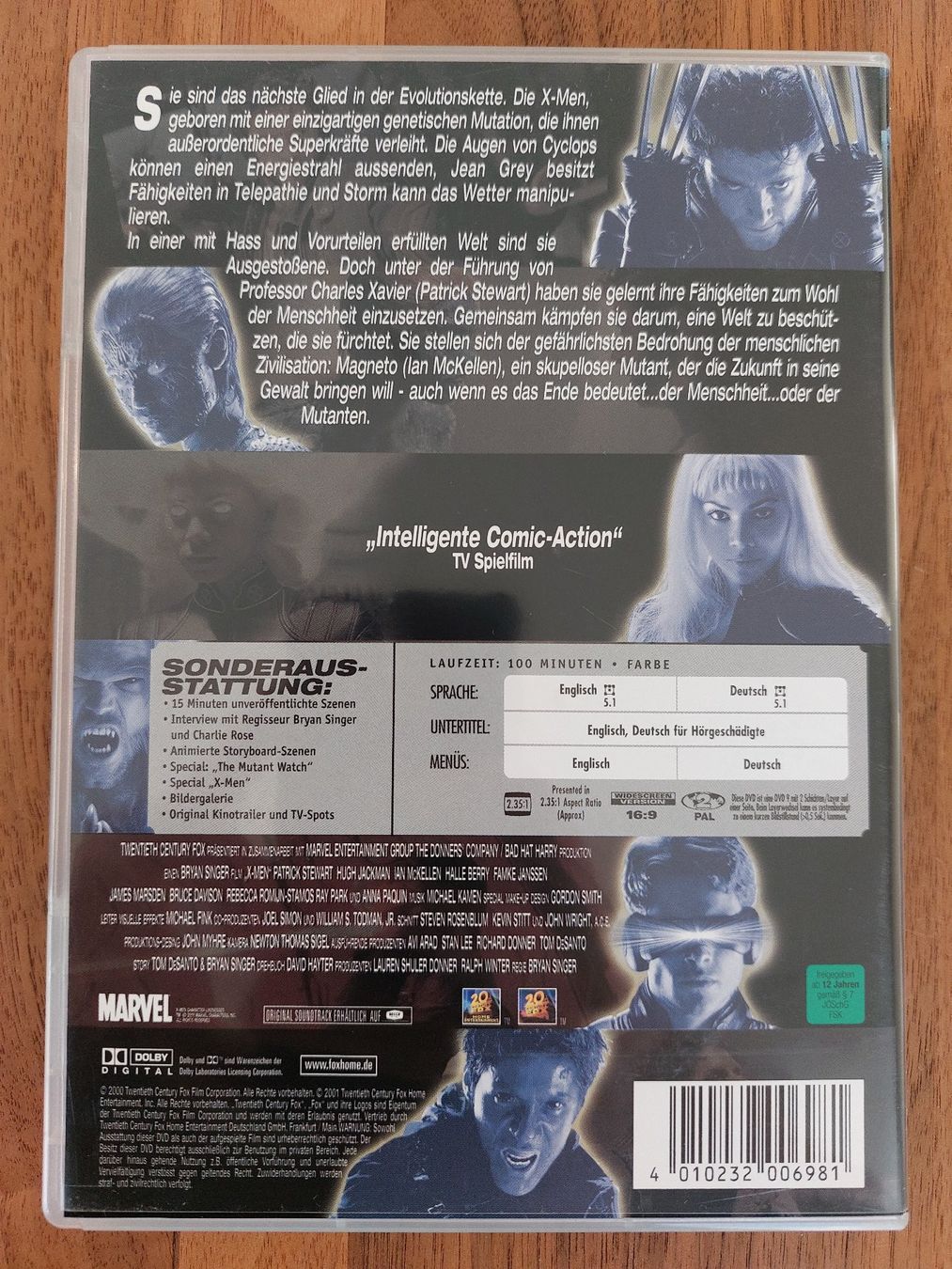 Tutti i DVDs: DVD - X-Men 1 (2000) – Usato da Rheinfelden venduto da FilmAuktion 1