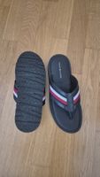 Tommy Hilfiger Flipflops, Herren Blau Grösse 43 Leder