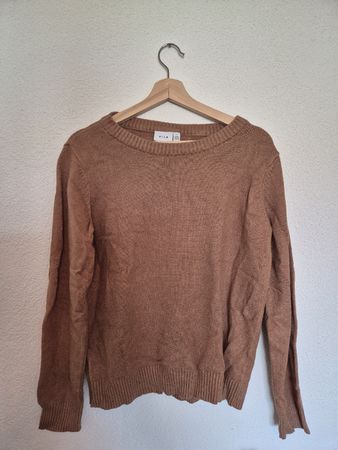 Pullover Vila braun gestrickt Grösse L guter Zustand
